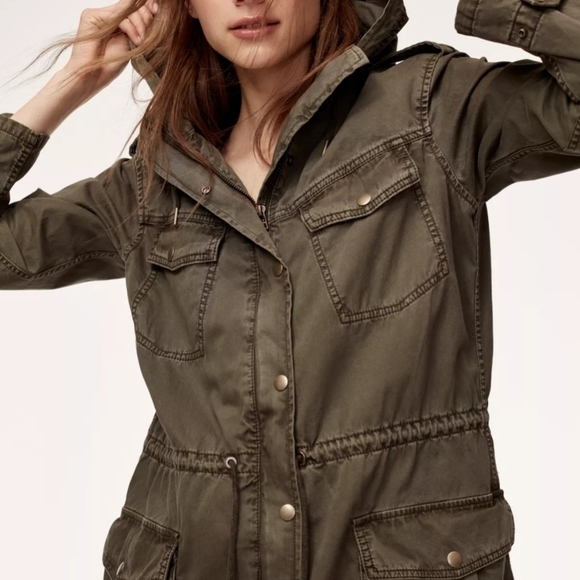 Artizia Azure Skies Trooper jacket olive green small - Picture 2 of 14